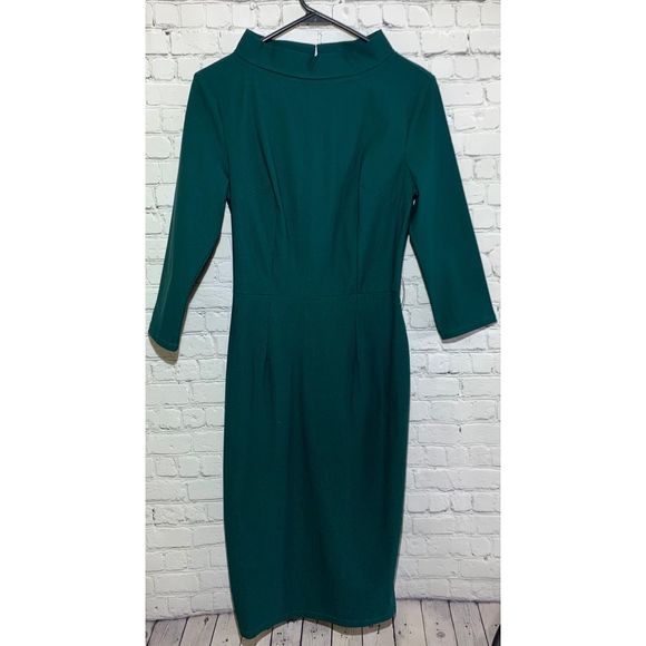 MUXXN 1950s Vintage 3/4 Sleeve Elegant Dress - Picture 6 of 7